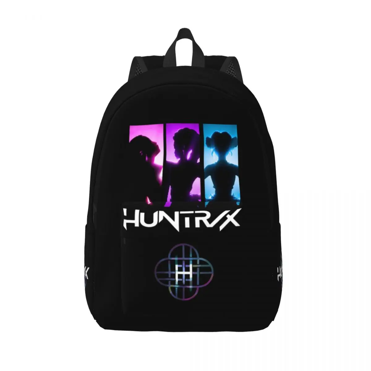 

Huntrix Logo Kpop Demon Hunters Backpack for Men Women Fashion High School Work Daypack College Shoulder Bag Sports