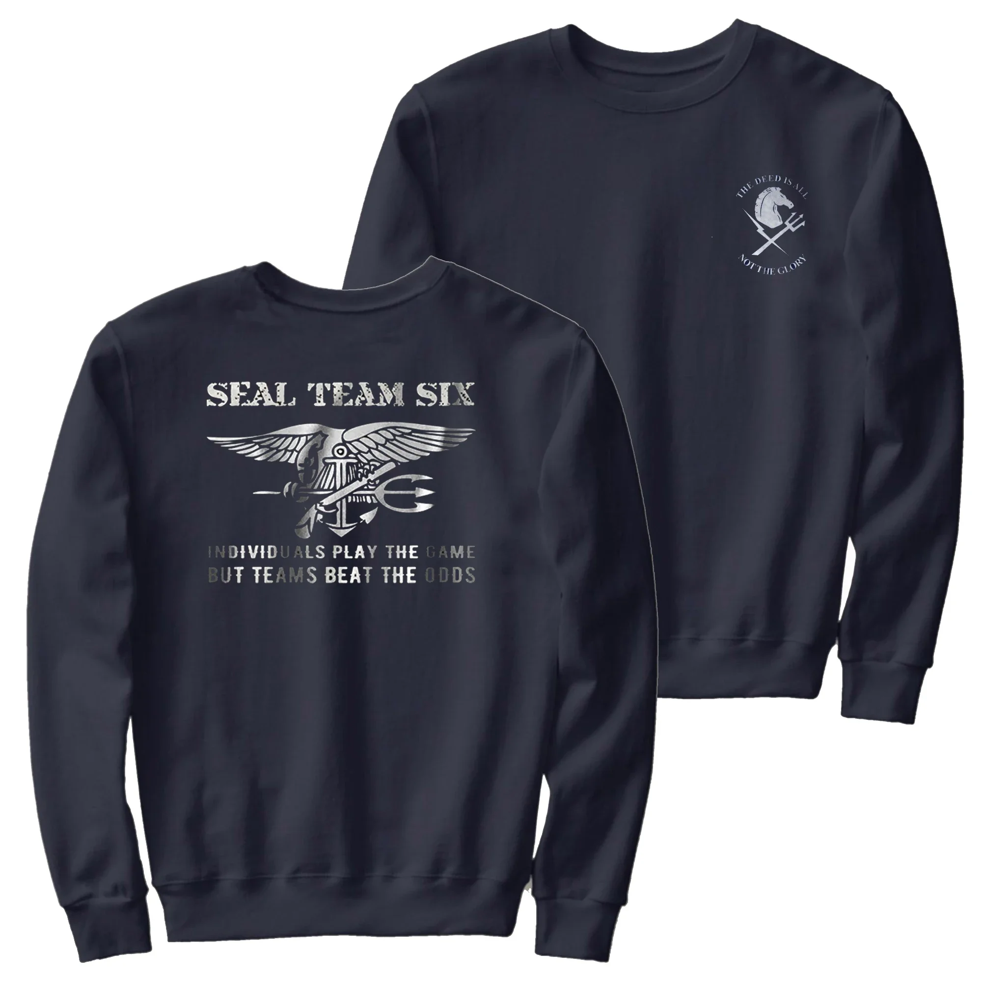 NSWDG-homens do esquadrão preto Pullover Hoodie, 100% algodão, moletons casuais, streetwear, Marinha Seal Team, Six devgru, confortável