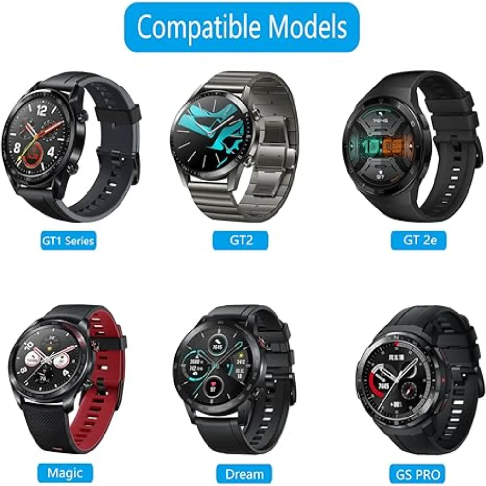 لساعة هواوي Ultimate/GT 4/4 Pro/3/3 Pro/GT3/GT3 Pro/GT2 Pro/GT Cyber/Buds USB شاحن ساعة ذكية شاحن بديل