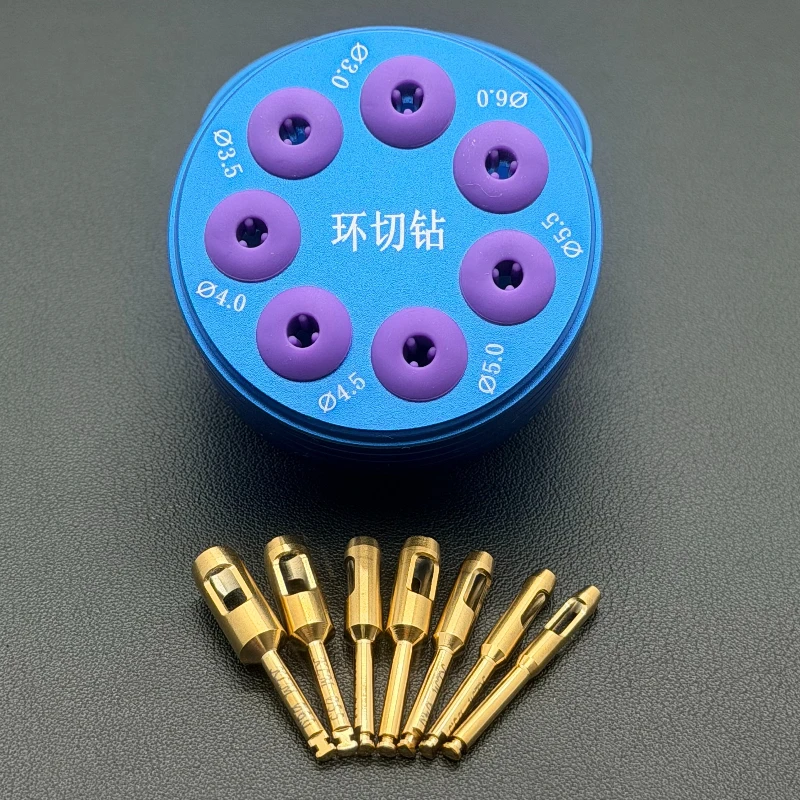 Dental Tissue Punch Trephine Bur Gingival Cutting Drill Compatible With Dentium Guided Implant Surgery Instruments
