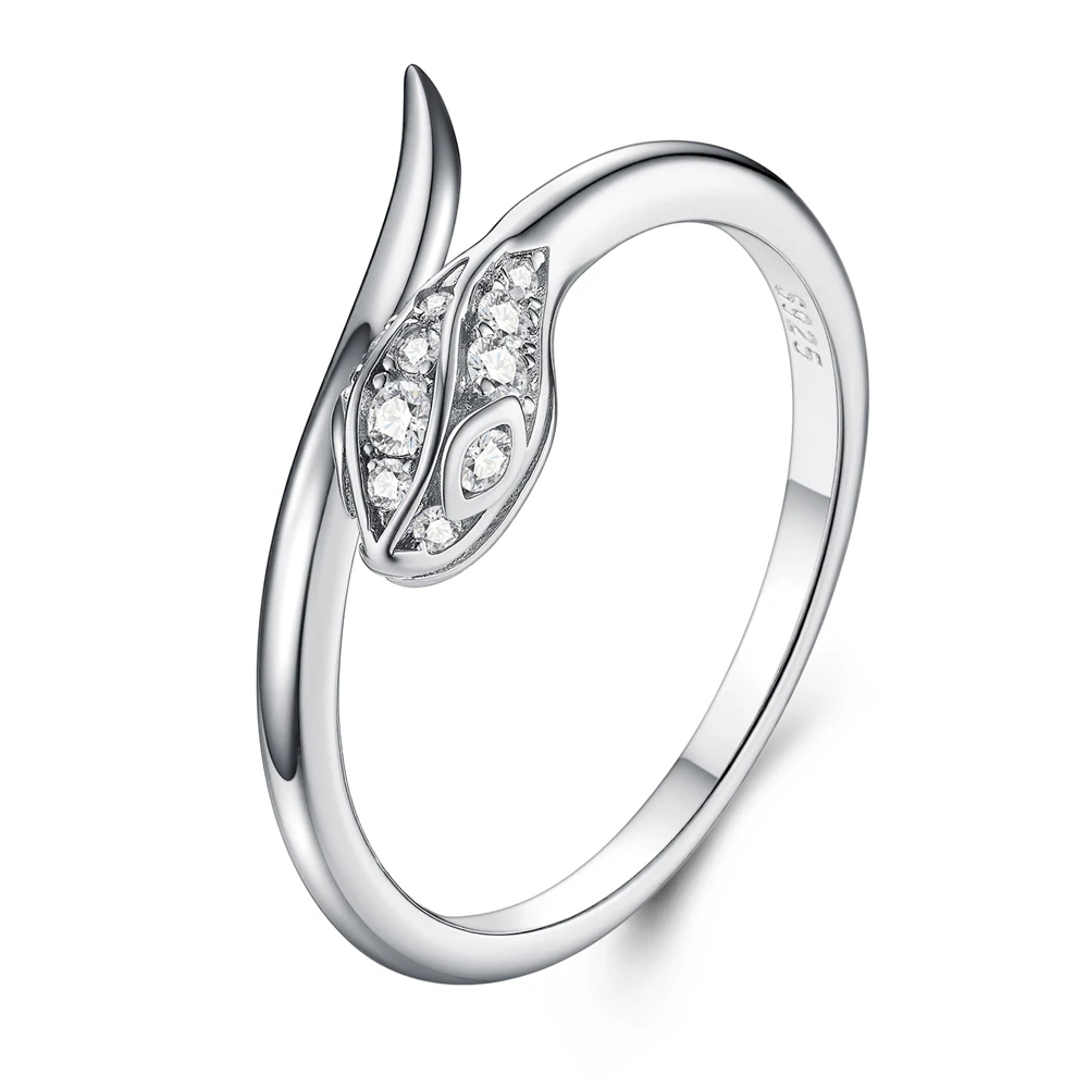 

Кольцо из серебра 925 пробы с позолотой 14K, с муассанитом цвета D, в форме духовной змеи, для женщин, подарок на годовщину