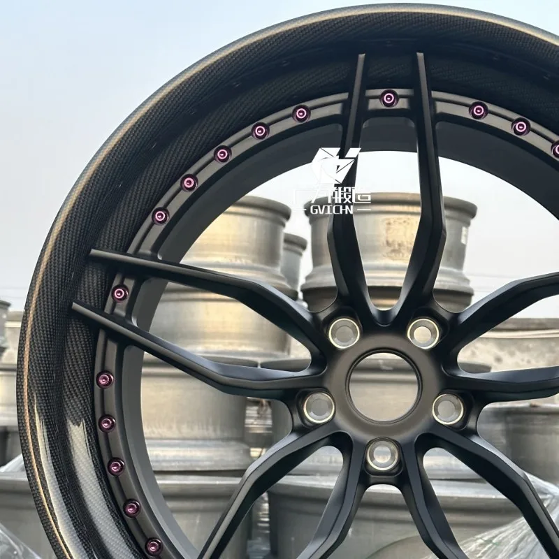 18-22 Inch 2-Piece Carbon Fiber Aluminum Forged Wheels Multi PCD Universal High End Aftermarket Sport Rims