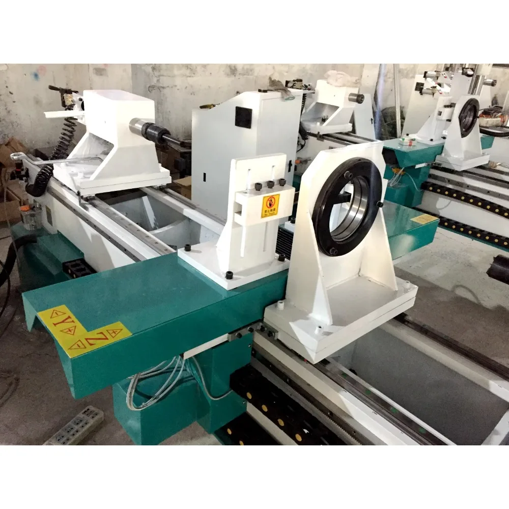 CA-1530 Automatic Wood Turning Making Baseball Bat Machine CNC wood lathe with One axis and Two Blades