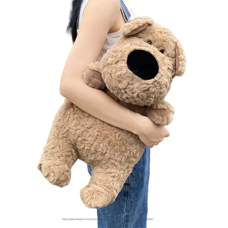 40cm Kawaii Big Nose Dog Soft Plush Toy Stuffed Animal Doll Relieve Anxiety Kid Birthday Gift Puppy Throw Pillow Home Bed Decor