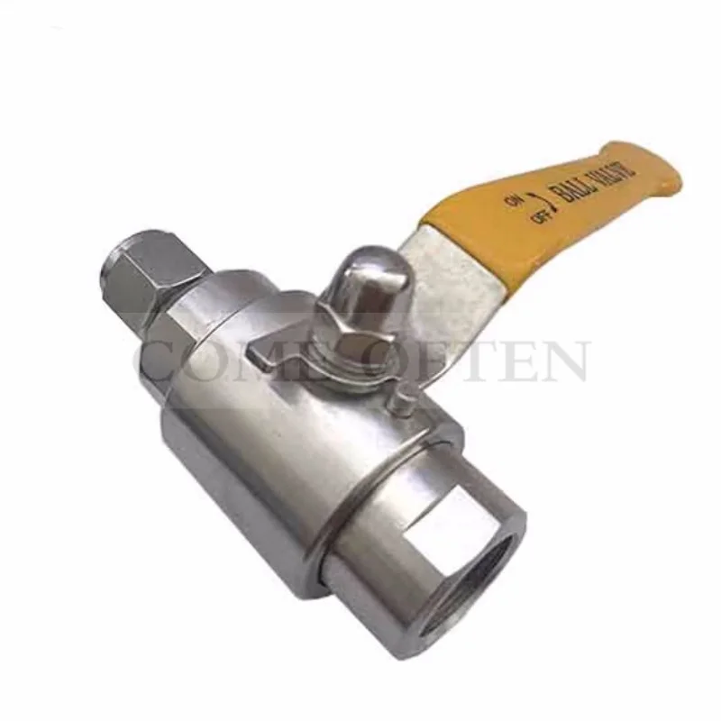 304 Stainless Steel QGQY1-64P High Pressure Internal Thread Ferrule  Air Source Ball Valve Instrument Valve Pneumatic Line