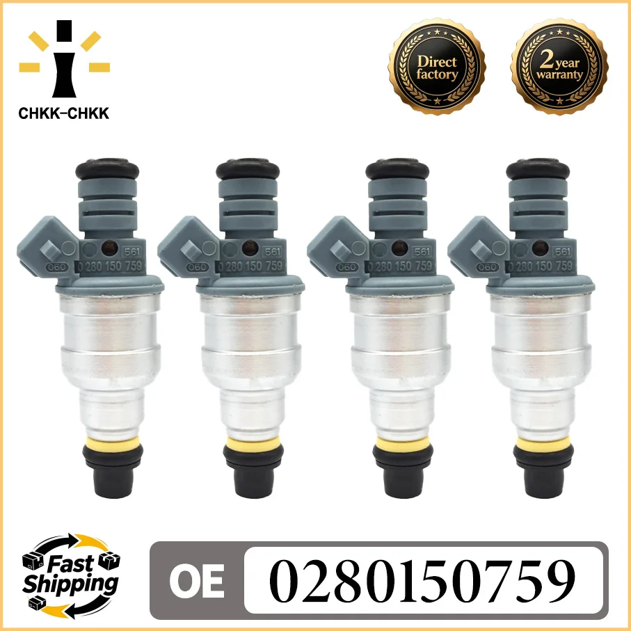 CHKK-CHKK 0280150759 E8TE-B10 Fuel Injector for Ford F-250 91~96 7.5L Mustang 93~96 5.0L F-350 91~97 7.5L E-350 91~96 7.5L V8