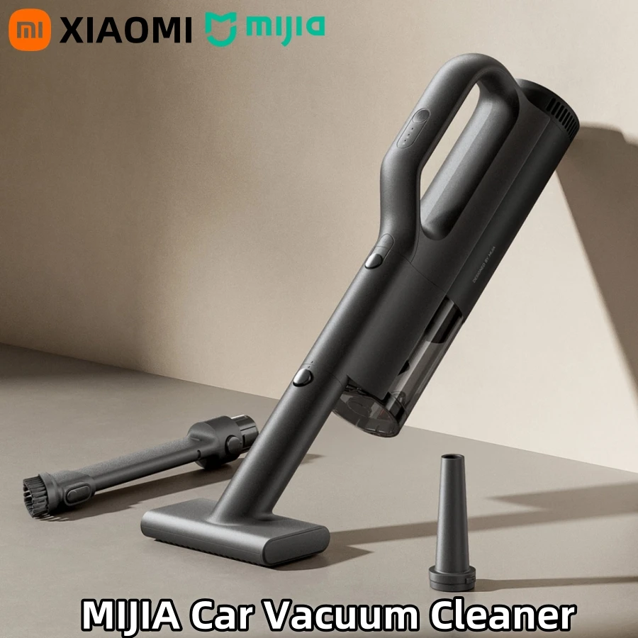 

XIAOMI Mijia автомобильный пылесос MJXCQ01QW 21 кПа всасывание 150 мл пылесборник 2400 мАч аккумулятор моющийся фильтрующий элемент для чистки автомобиля