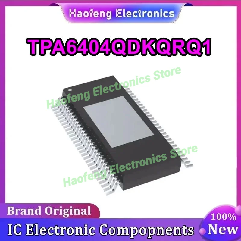 

TPA6404QDKQRQ1 TPA6404 HSSOP56 Чипсет SMD IC Новый на складе