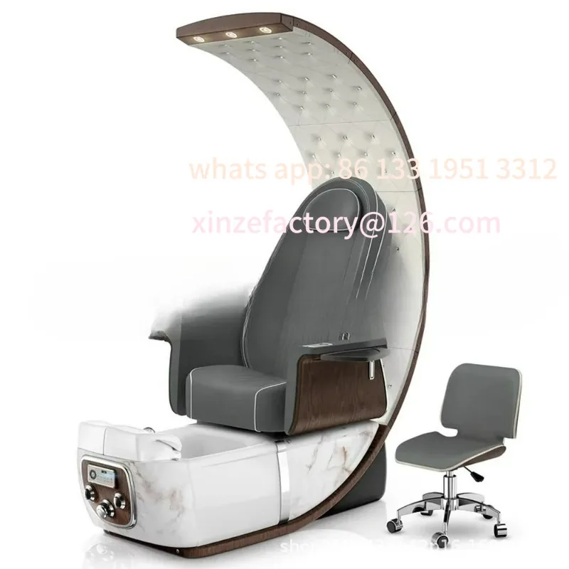 

Nordic Electric Massage Foot Soaking Sofa Chair Salon Spa Shop Manicure Pedicure Foot Bath
