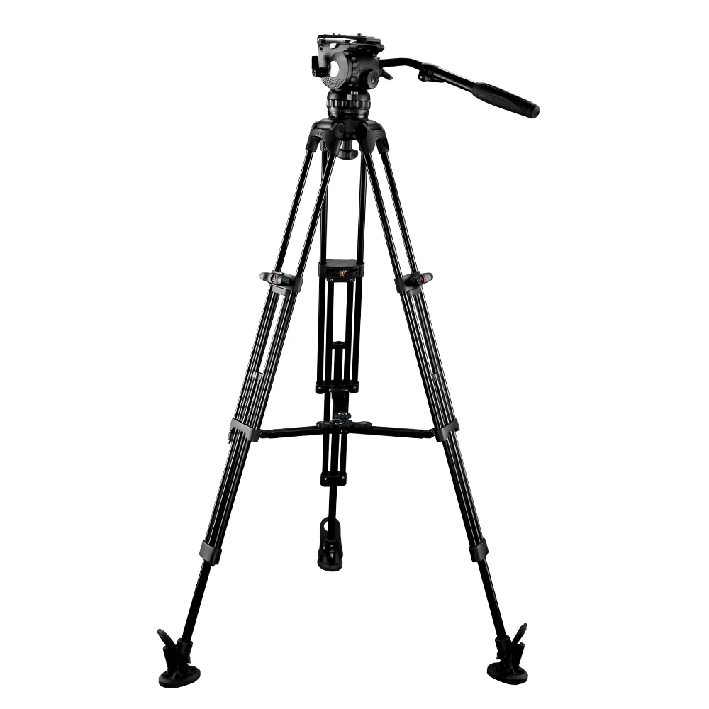 

E-IMAGE EG06FA2 75mm Bowl Szie Tripod System With 2-in-1 Fluid Head & 2-stage Aluminum Leg For DSLR Cameras
