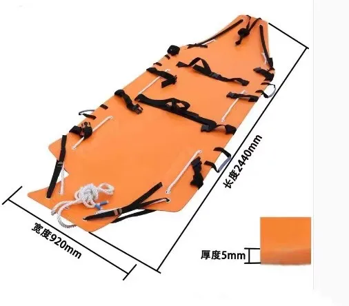 

Portable Multifunctional Plastic Roll Rescue Stretcher Sked Stretcher