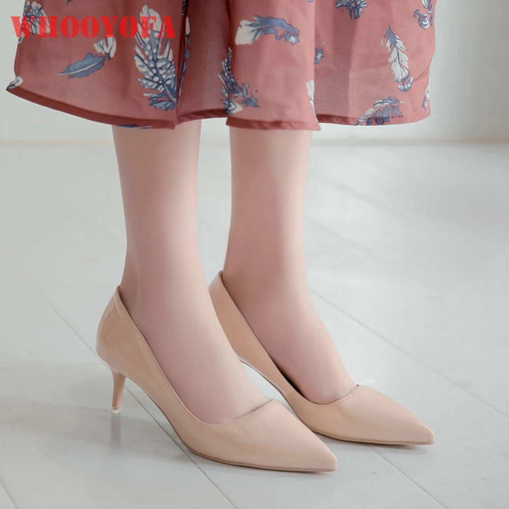 

Новые весенние женские туфли-лодочки цвета абрикосового желтого с оттенком, на тонком каблуке 6 см, для офиса, нарядные, большие и маленькие размеры 30-48