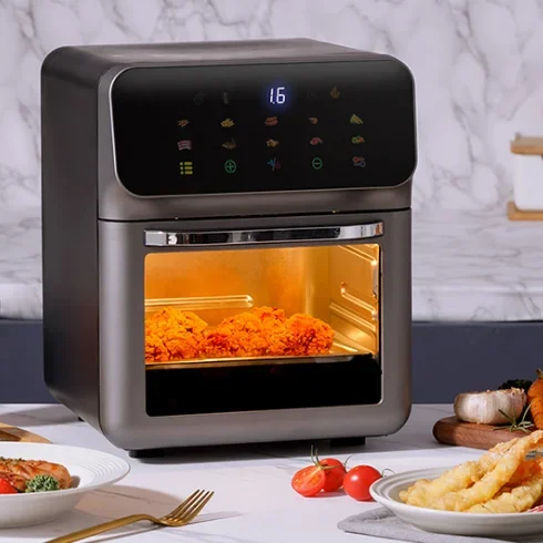 Air Fryer With Viewing Window Kitchen Appliances Household Commercial Non-fryer Air Fryer 10L 1350w Air Fryer