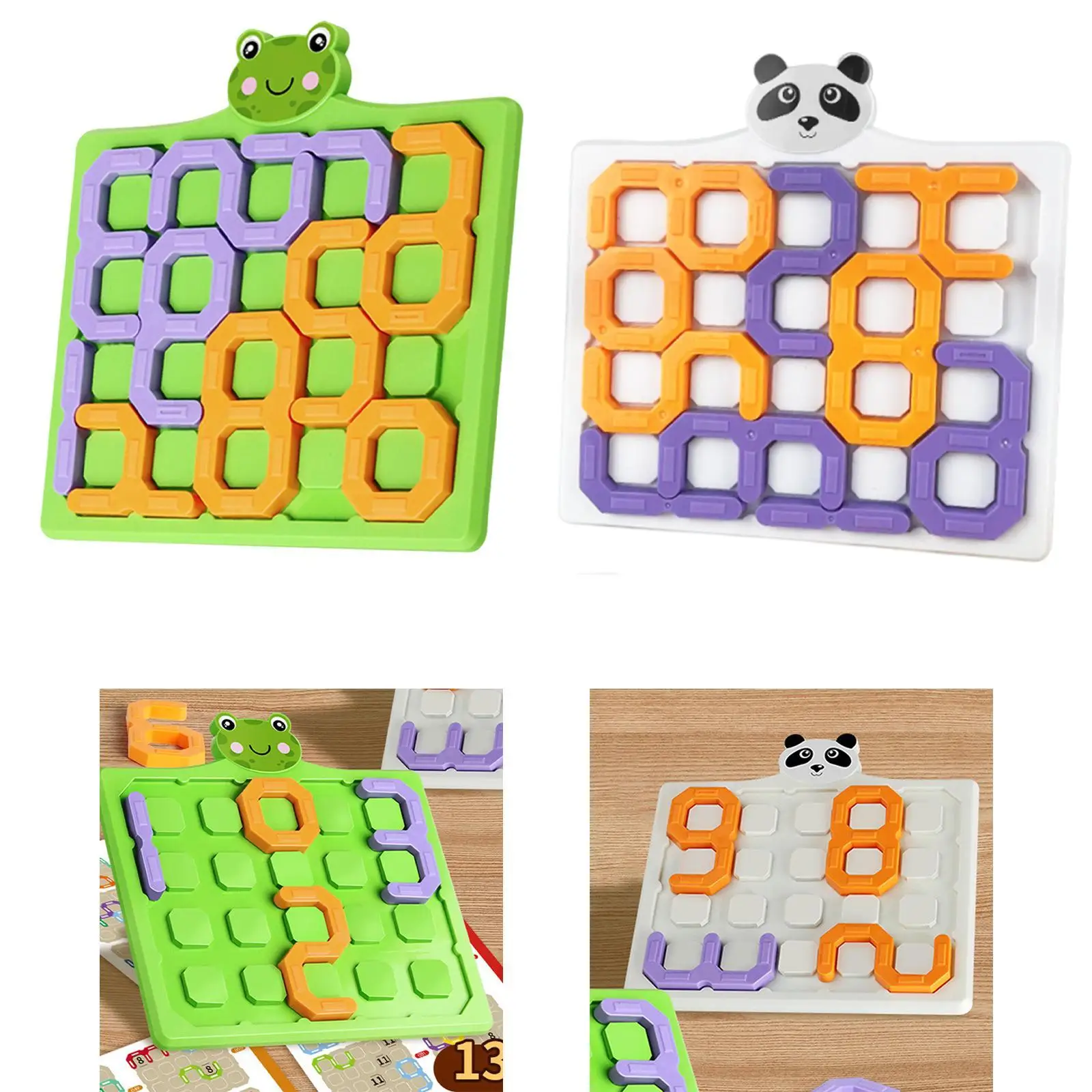 Jogo de dedução de matemática presente correspondência jogos viagem crianças quebra-cabeça digital brinquedo educativo para festa treinamento iq berçário casa crianças