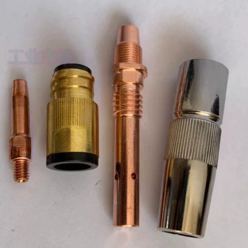 Welding robot consumables accessories, connecting rod protection nozzle, insulation sleeve, copper nut, Carnot welding gun head