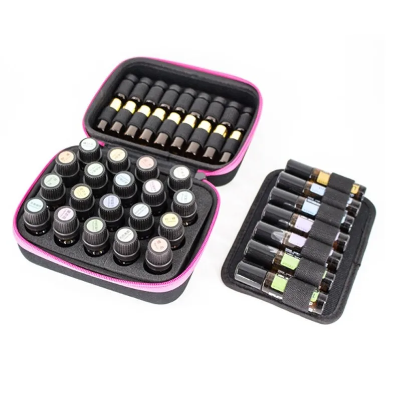 44Slots 15ML Travel Essentials Oil Case for DoTERRA 3ML 5ML 10ML Essential Oil Storage Bag Roller Bottle Perfume Oil Organizador