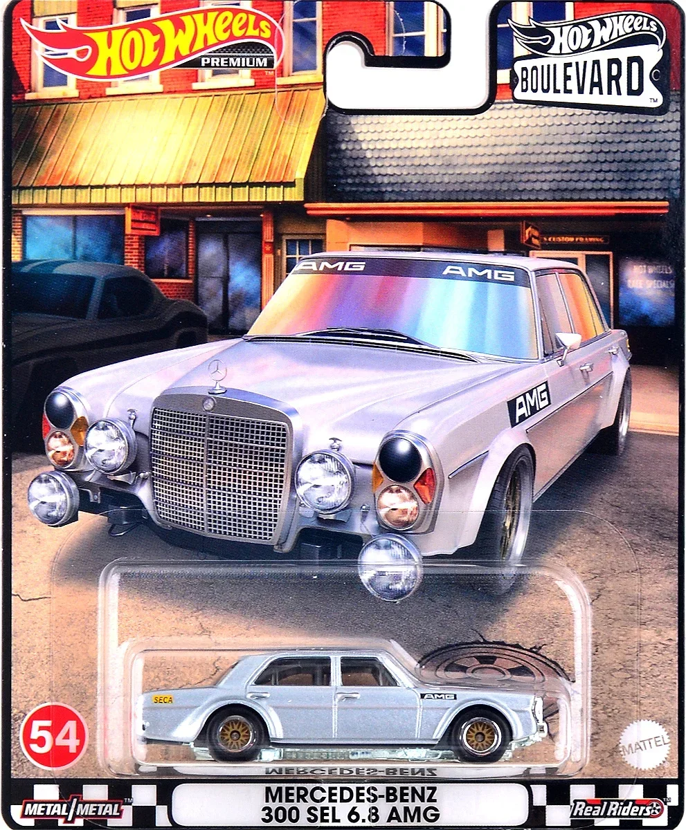 Original Hot Wheels Premium Car Boulevard Diecast 1:64 Voiture Mercedes Benz Holden Monaro Kids Boys Toys for Children Gift