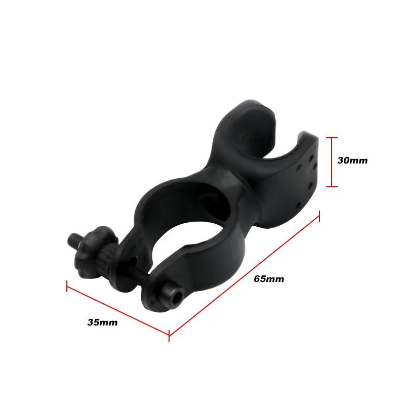 Soporte luz giratorio 360° para bici con clip universal paseo perro - imagen 5