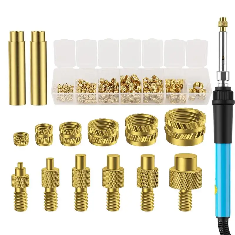 

Soldering Iron Tips Threaded Inserts For 3D Printing Heat-Resistant Heater Adapter With Welding Parts For Home Operating