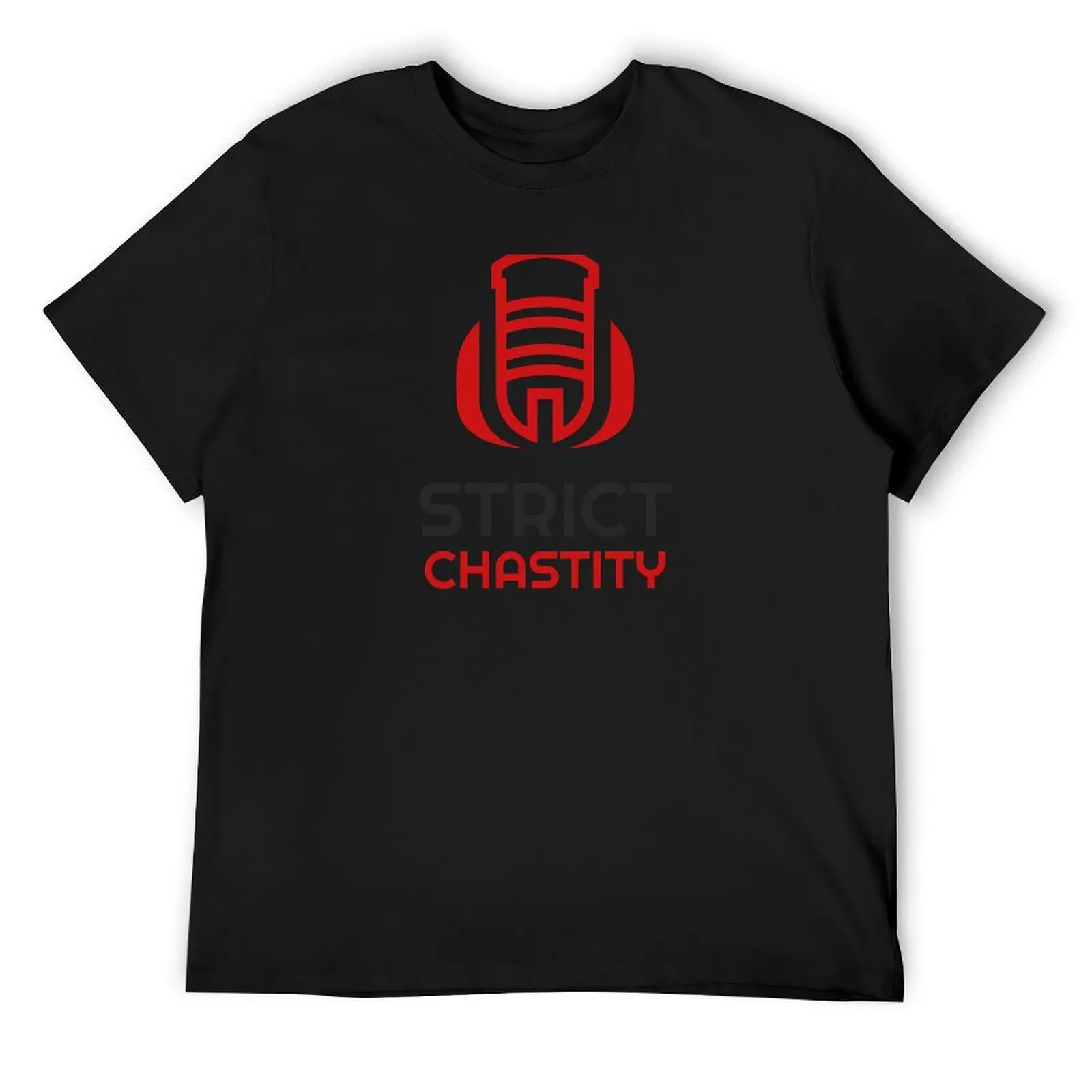 

STRICT CHASTITY chastity for boys & guys T-Shirt korean fashion cute clothes oversized summer 2025 heavy weight t shirts for men