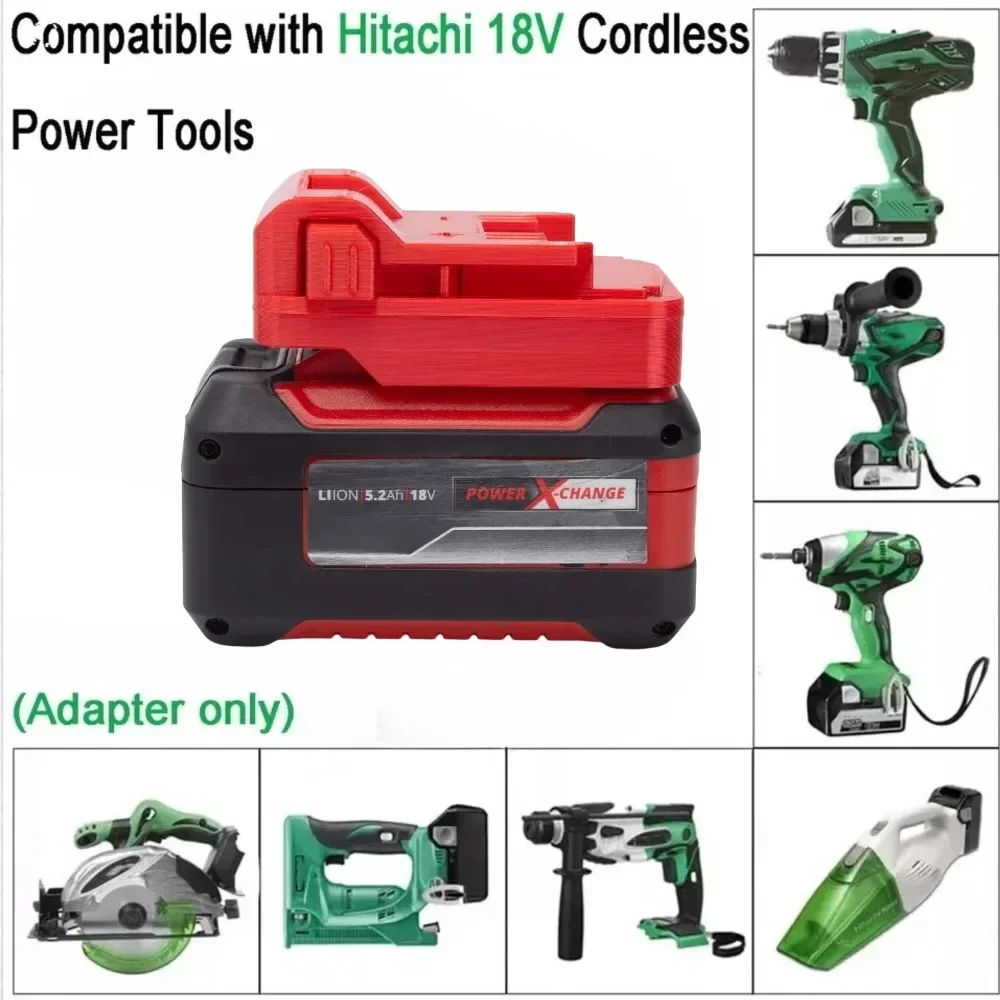 For OZITO/Einhell 18V Li-ion Battery TO HITACHI/Hikokl 18V Electric Cordless Drill Tool Battery Adapter/Converter(Only Adapter)