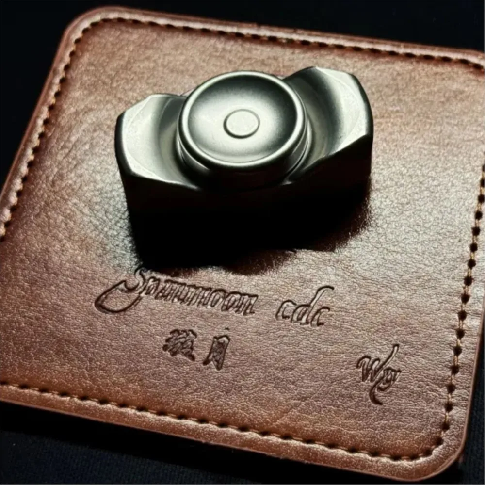 Spinmoon EDC PANGHU Fidget Spinner aparatos para aliviar la ansiedad Fidget Spinner de dos hojas juguetes para adultos