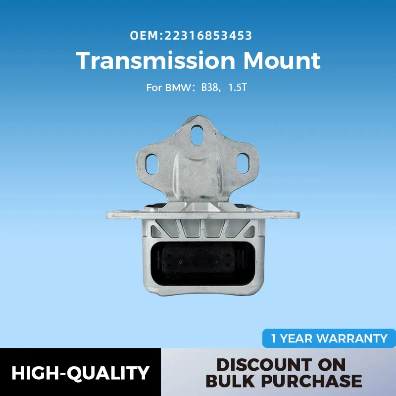 Transmission Mount 22316853453 For BMW F40 118d/120d/120t/128ti,F44/F45/F46 218d/220d/220i/225i,F48 X1 18d/20d/25d/20i,F39 X2