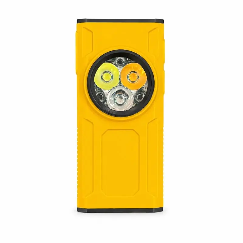 AWAH Super Bright Magnetic Keychain Work Light 3-LED Pocket Flashlight USB-C Rechargeable Mini Torch For Repair