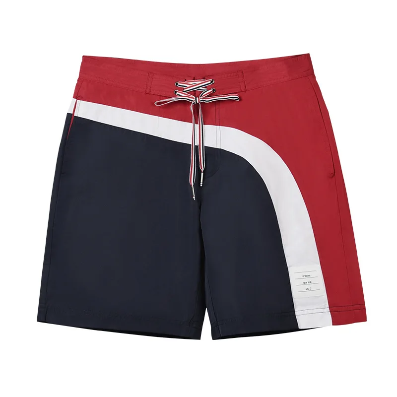 

Новые летние мужские повседневные спортивные хлопковые шорты-бриджи, свободные пляжные брюки с низкой талией, городской стиль