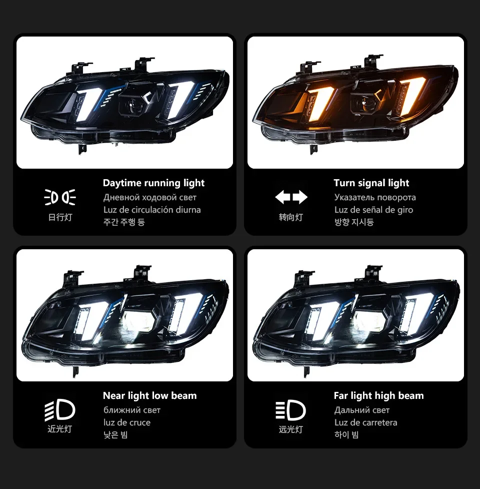 Car Lights for BMW E92 E93 LED Headlight 2011-2013 Head Lamp E93 Headlights Projector Drl Update LED Headlights