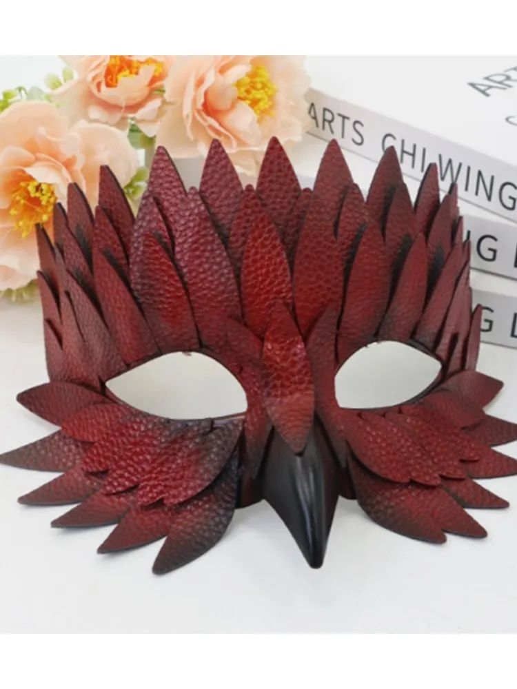 Masque pour les yeux Sexy plume bec d'eau bal de mascarade vénitien Halloween fête déguisement accessoires de déguisement dame masque facial