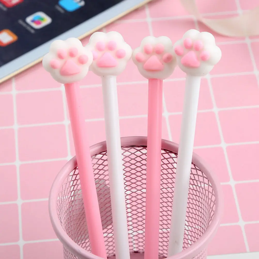 12Pcs Adorable Cat Gel Pens Ergonomic Design Comfortable Grip Multipurpose Writing Pens for Children Birthday Gifts Greeting