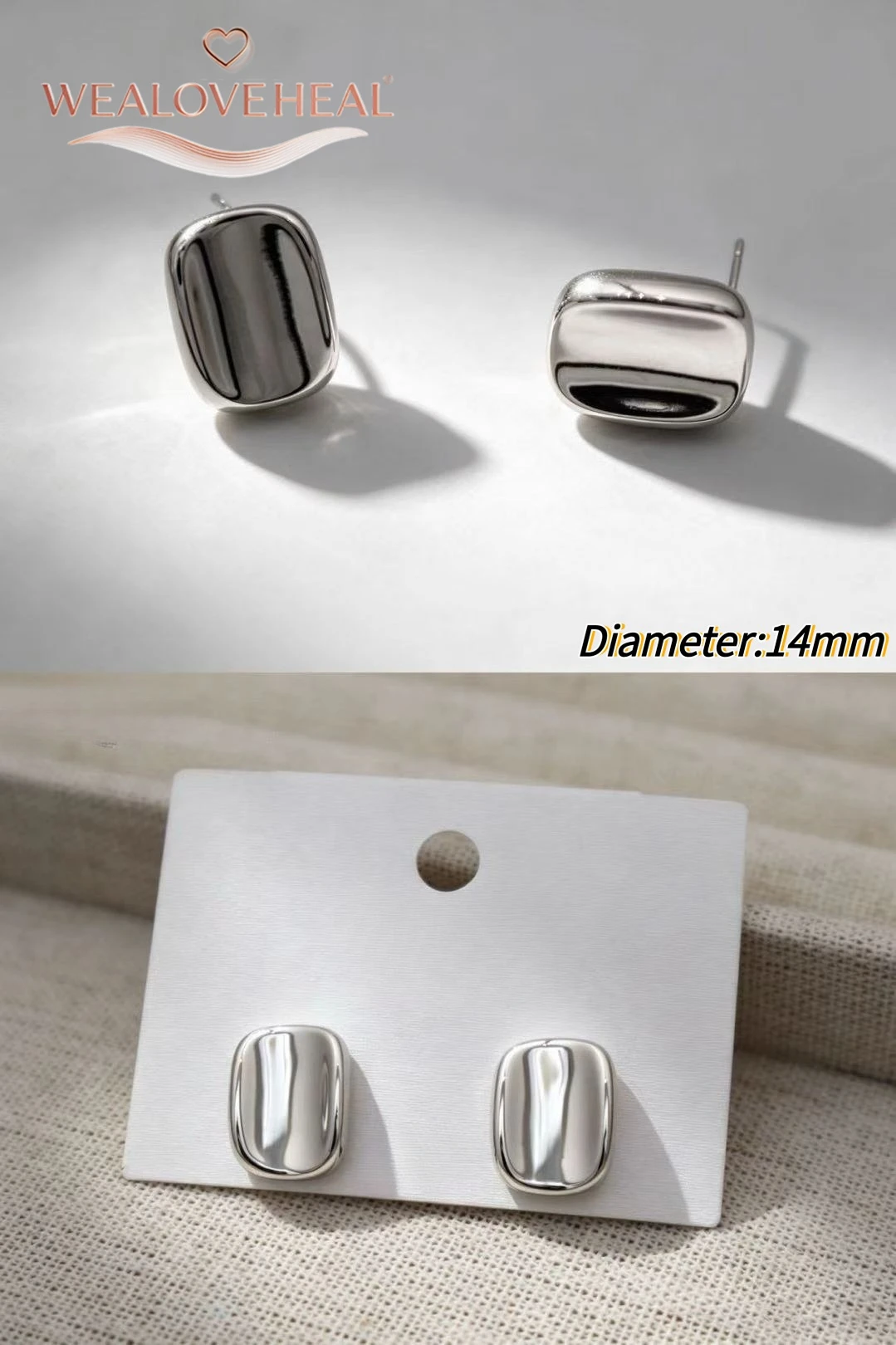 ohrringe damen, ohrringe, Rhodium-Plattierte Messing Geometrische Kleine Creolen für Damen 2026 Trendige Einfache Huggie Runde Ohrringe Geburtstags-Party Schmuck Geschenk – Detail 23