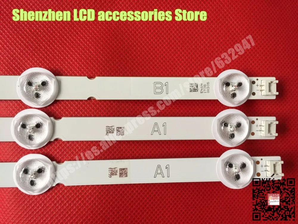 

New 100% 54 piece/lot (36*A1 18*B1)7LEDs 630mm LED backlight strip for 32LN5700 6916L-1204A 6916L-1426A