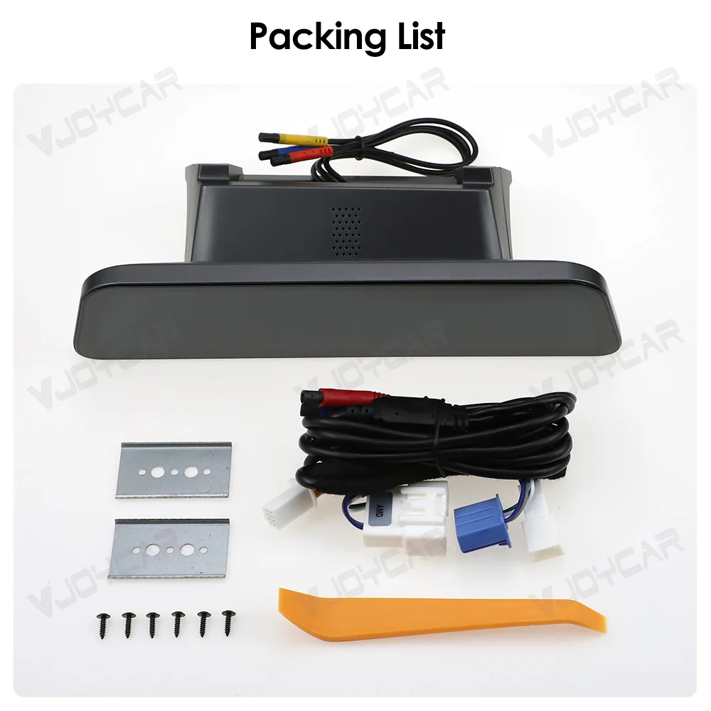 VJOYCAR 9.66 inches Instrument Display for New Model Y Juniper Model YL Dashboard with Air Outlet for Tesla All Model 3 Y