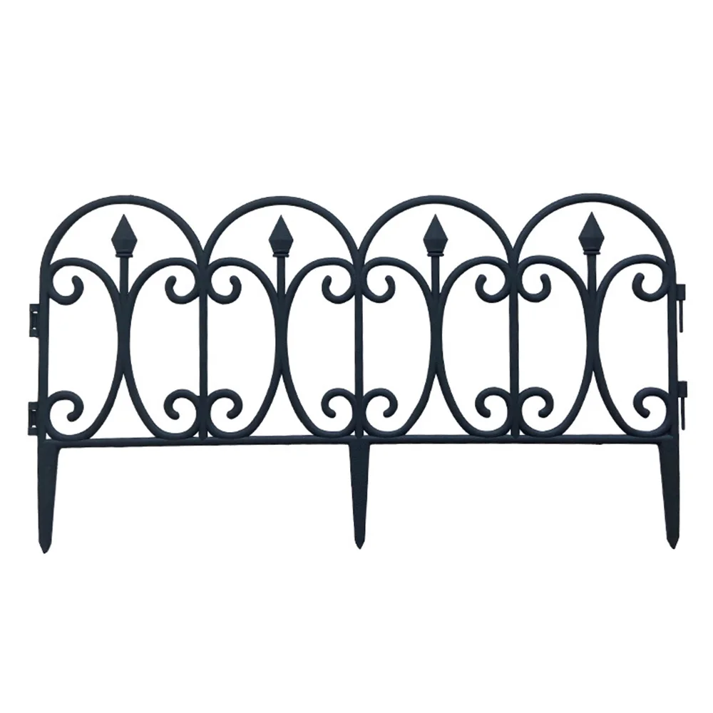 

NEW 5PCS Courtyard Fence Outdoor Garden Fence Flower Garden Vegetable Small Fence Decoration Garden Courtyard Wrought