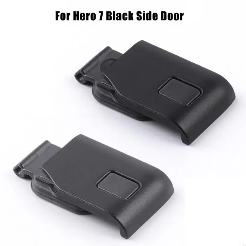 594A Battery Side Cover for Hero 5/6/7 Black Removable Battery Door Lid