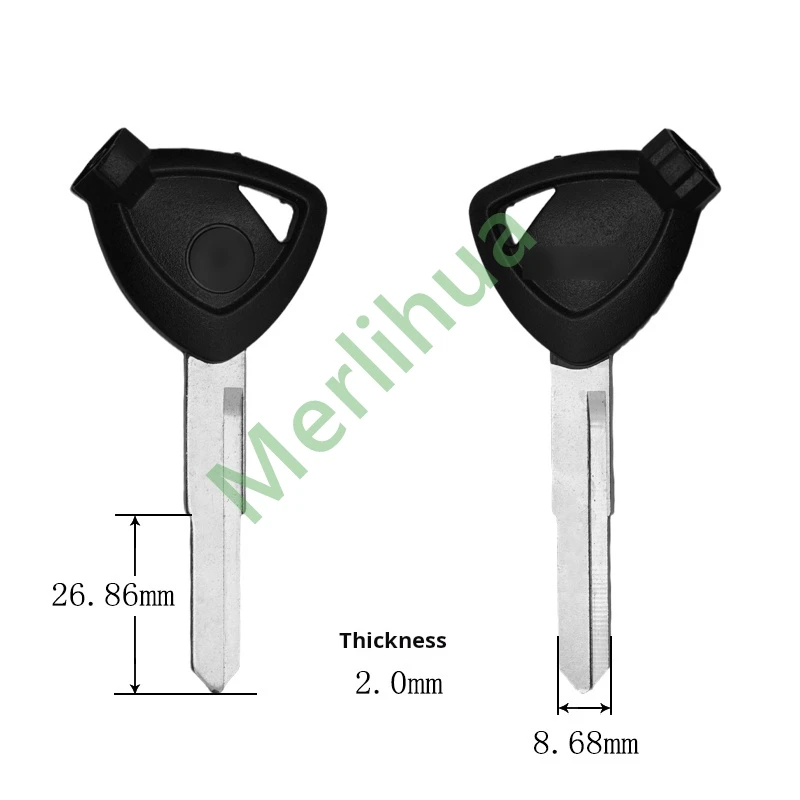 Yamaha motorcycle key, suitable for: Yamaha Jinzhan Qiaoge I Fuxi AS Xunying Xuying 125 motorcycle key blank(including magnet)