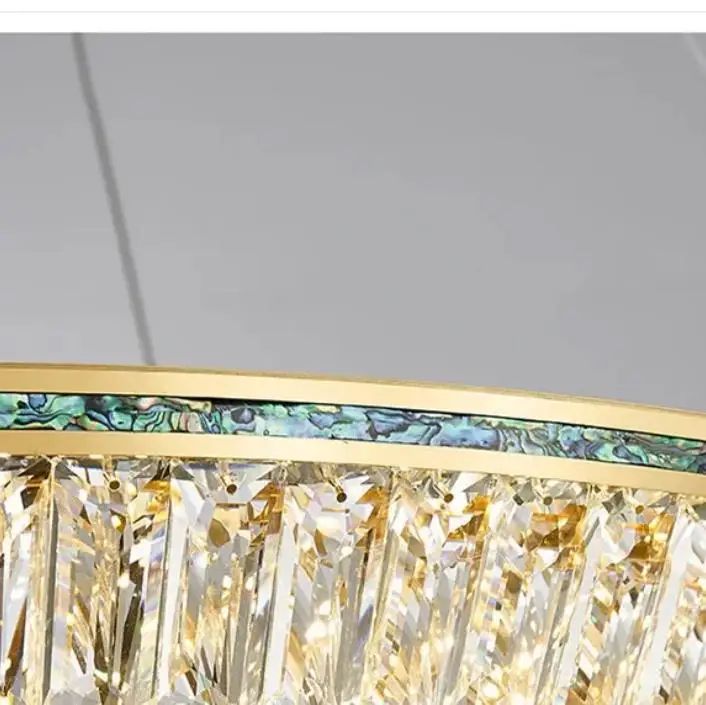 

Crystal Lamp Living Room Chandelier Luxury High-end Designer Bedroom Lights Simple Modern Restaurant Model Room Lights