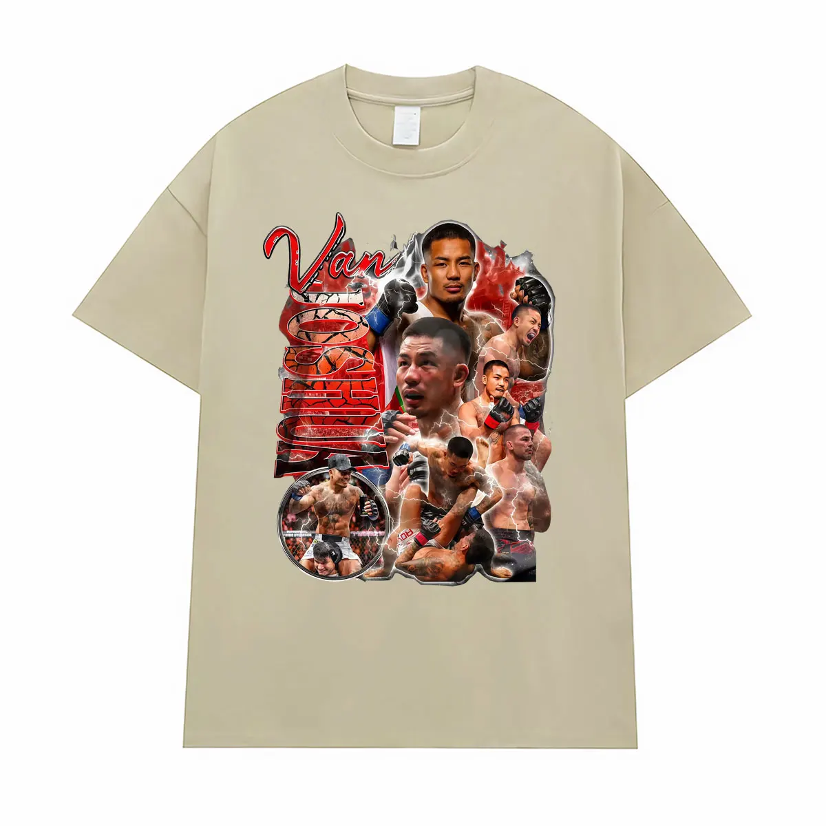 Joshua Van Violence Ästhetische Grafik-T-Shirts Herrenbekleidung Harajuku Gothic High Street T-Shirt 100% Baumwolle Oversized T-Shirts – Detail 7