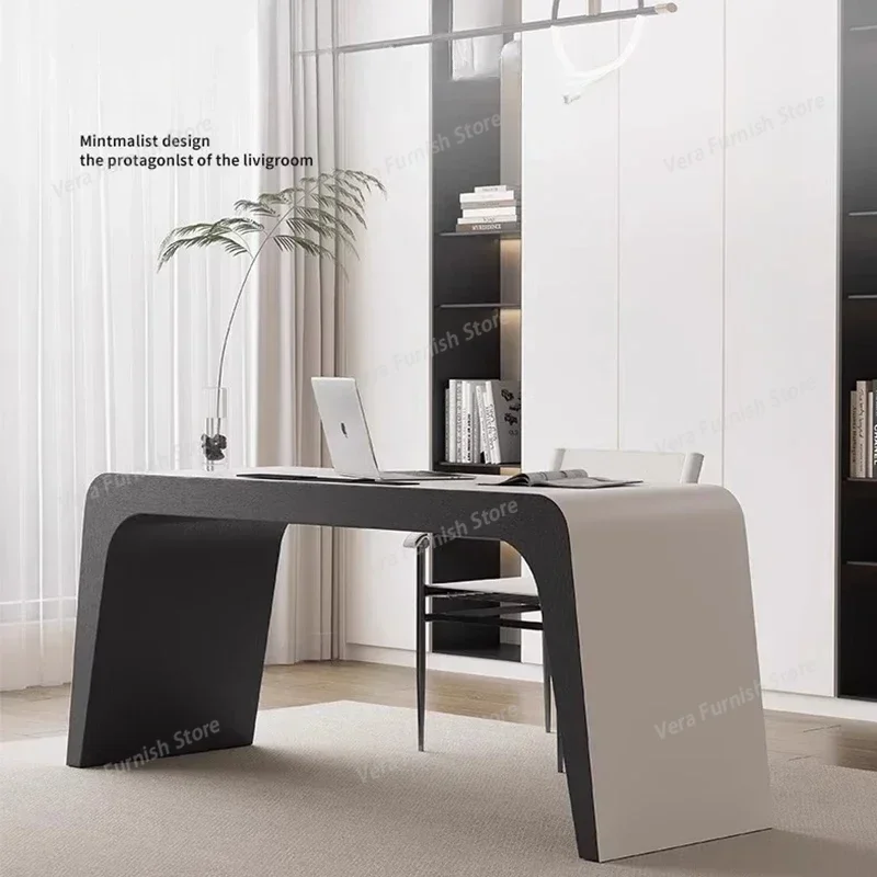 

Minimalism Italian Office Desks Nordic Luxury Creative Business Reception Desk Study Table Salon Furniture Mesas Escritorio FYOD