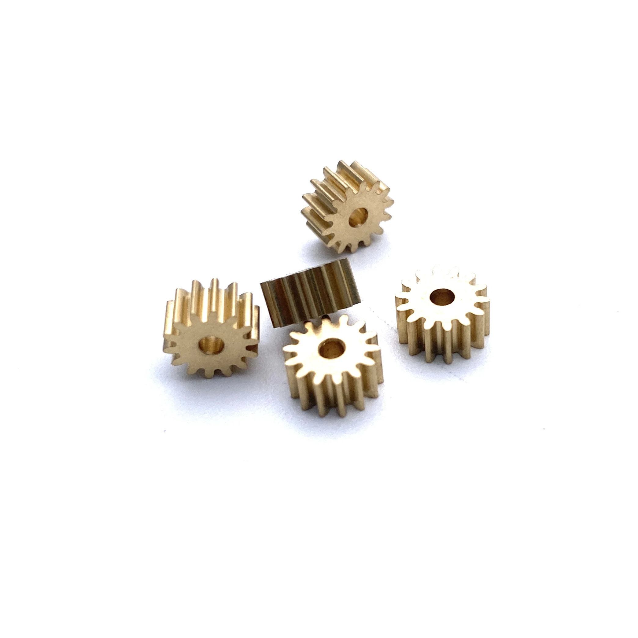 Static Change 0.5M 8/9/10/11/12/14/20 Teeth 2/2.3/3/5mm DIY Miniature Model Copper Spur Gear