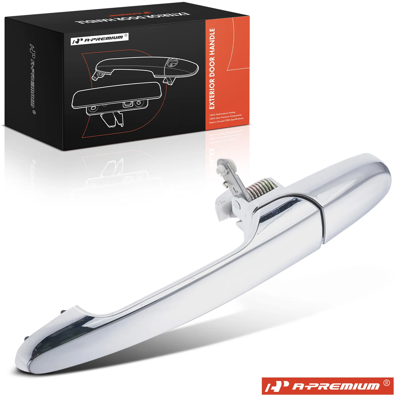 A-Premium Rear Driver Side Exterior Door Handle for Chevy Impala 2006-2013 Impala Limited Buick LaCrosse Allure 2005-2009