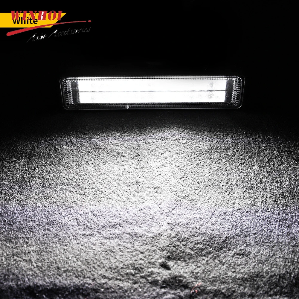 4/2/1pcs 12V-24V Car LED Work Light Bar Flood Spotlights Driving Fog Lamp Led Bar Work Light for 4x4 Offroad Truck Tractor Boat