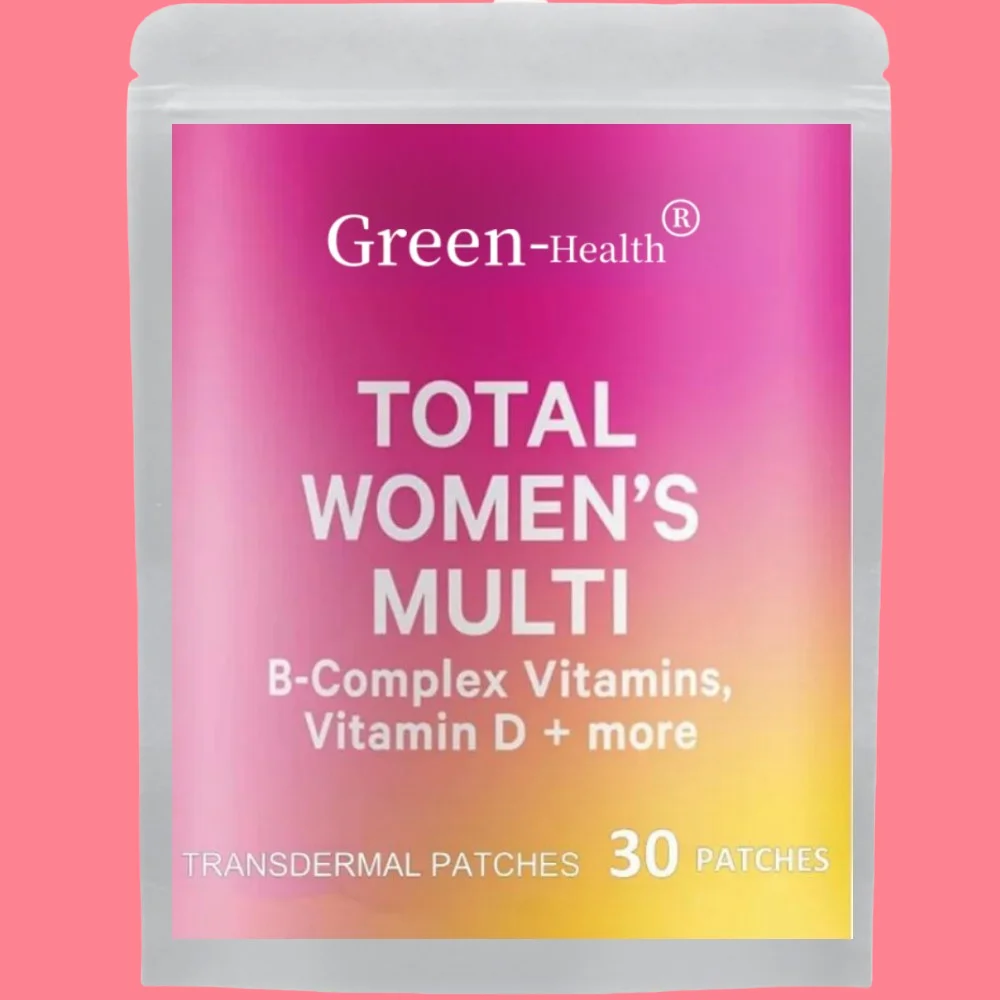 

30 Patches Women's Multivitamin Transdermal Patches for Hair, Skin, & Nails, Bone Health, Energy, Immune Support