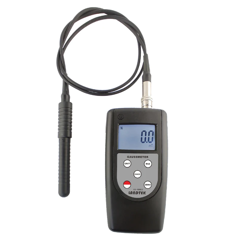 Magnetic Induction Gauss Meter, Magnetic Field Testing Instrument for Magnetic Intensity and Remanence Measurement