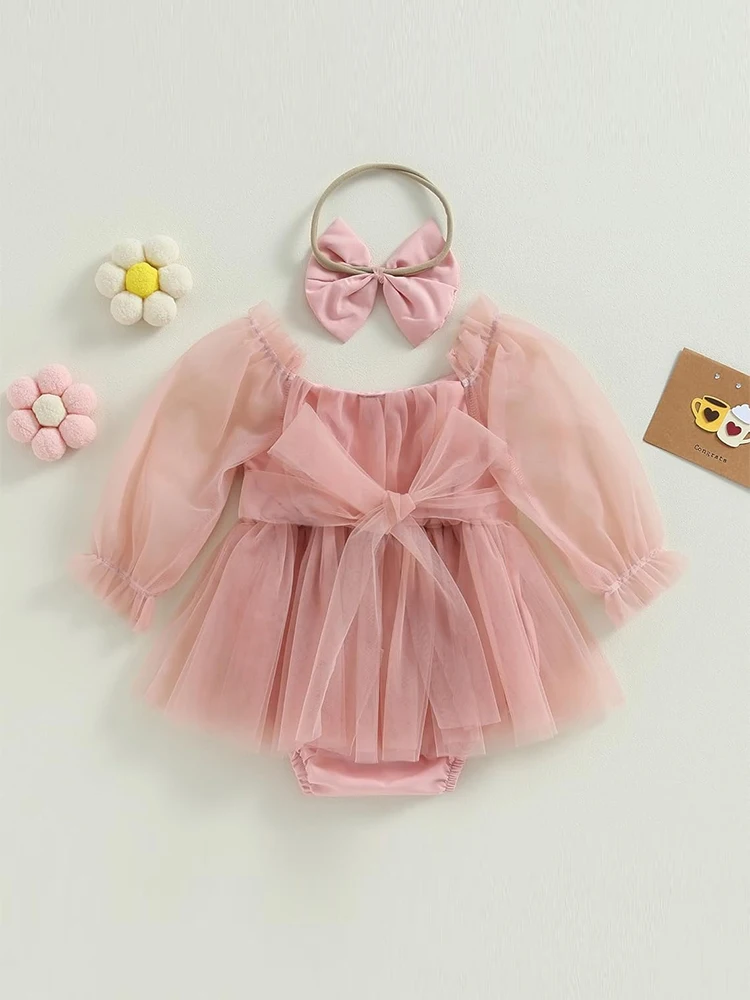 Baby Girl Dress First Birthday Party Dresses For Baby Girls Newborn Tulle Princess Dress Sweet Design For Size 0 To 24 Month