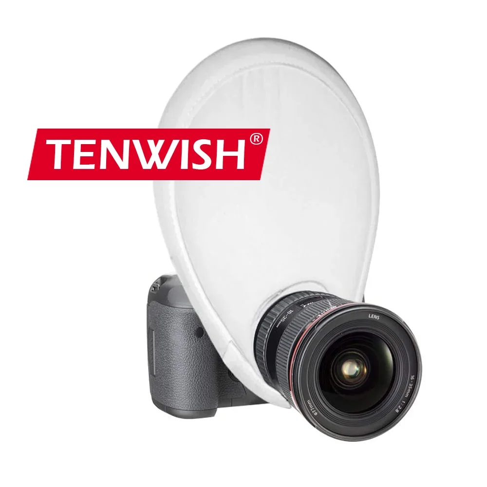 Tenwish mini difusor para dslr flash luz lente segurando modificador acessórios de iluminação para canon nikon sony olympus