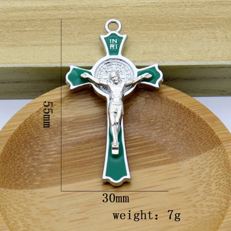 10pcs Holy Cross Jesus Crucifix Cross Church Decoration Christian Decor Church Supplies Hanging Crucifix for Home Decor