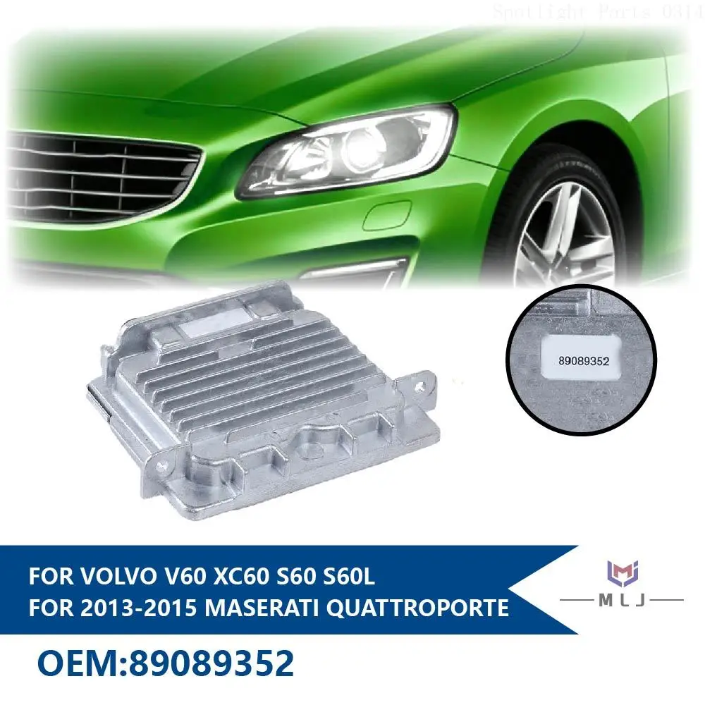 

89089352 For 2013-2015 Maserati Quattroporte For Volvo V60 XC60 S60 S60L Xenon Headlight D3S D3R HID Ballast Control 63117180050